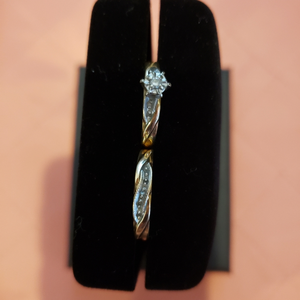 Vintage wedding band set
